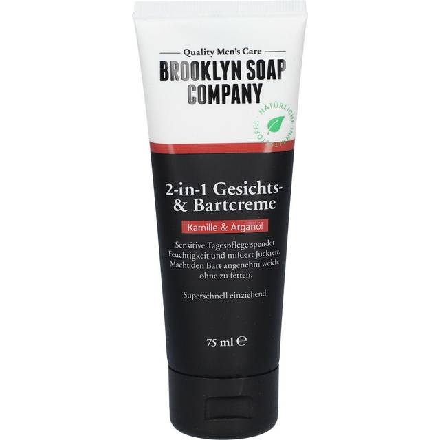 Brooklyn Soap 2-in-1 Gesichts- & Bartcreme Kamille & Arganöl 75ml