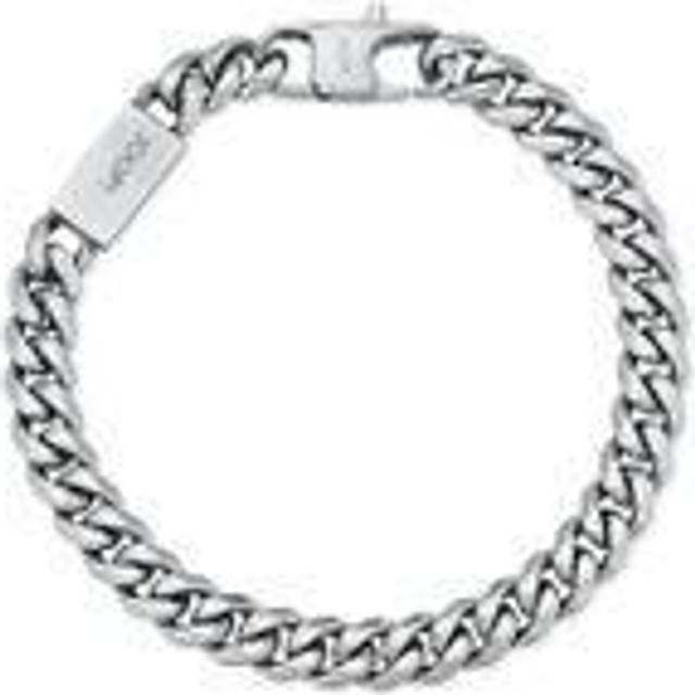 JOOP! armband rostfritt stål smycken för män armar, 21 cm, silver, Kommer i smycken presentförpackning, 2026989