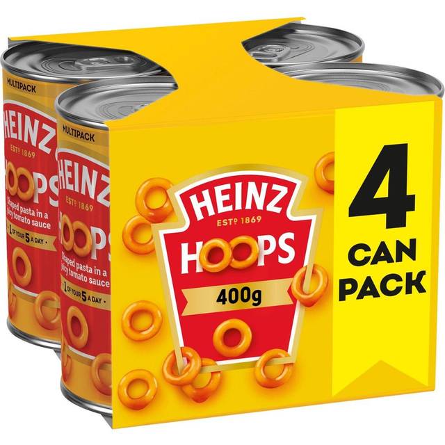 Heinz Spaghetti Hoops 4 x 400g