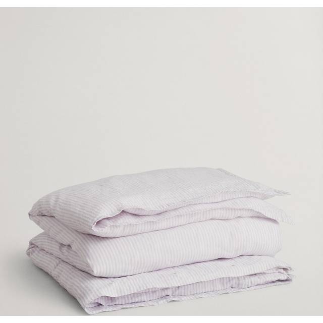 Gant Home - Linen Påslakan 150x210 Cm - Washed Purple