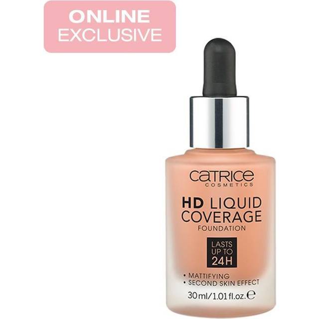 Catrice | HD Liquid Coverage Foundation | High & Natural Coverage | Vegan & Cruelty Free (044 | Deeply Rose)