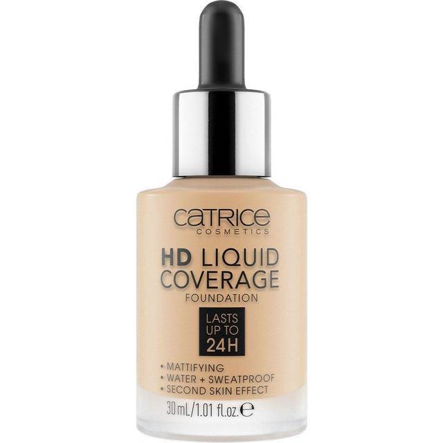 Catrice | HD Liquid Coverage Foundation | High & Natural Coverage | Vegan & Cruelty Free (038 | Honey Beige)