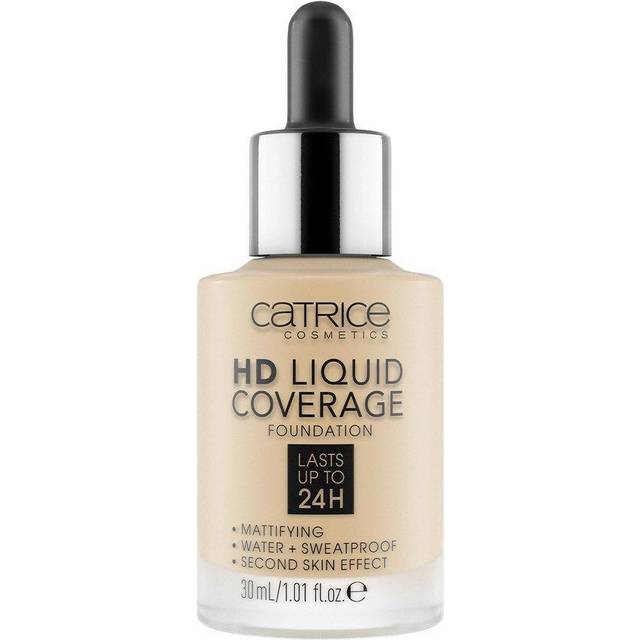 Catrice | HD Liquid Coverage Foundation | High & Natural Coverage | Vegan & Cruelty Free (008 | Fair Beige)