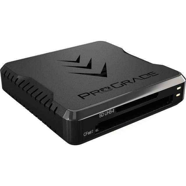 CFast and SD UHS-II Dual-Slot Memory Card Reader by ProGrade Digital | USB 3.2 Gen 2 for Professional Filmmakers  Photographers & Content Cr