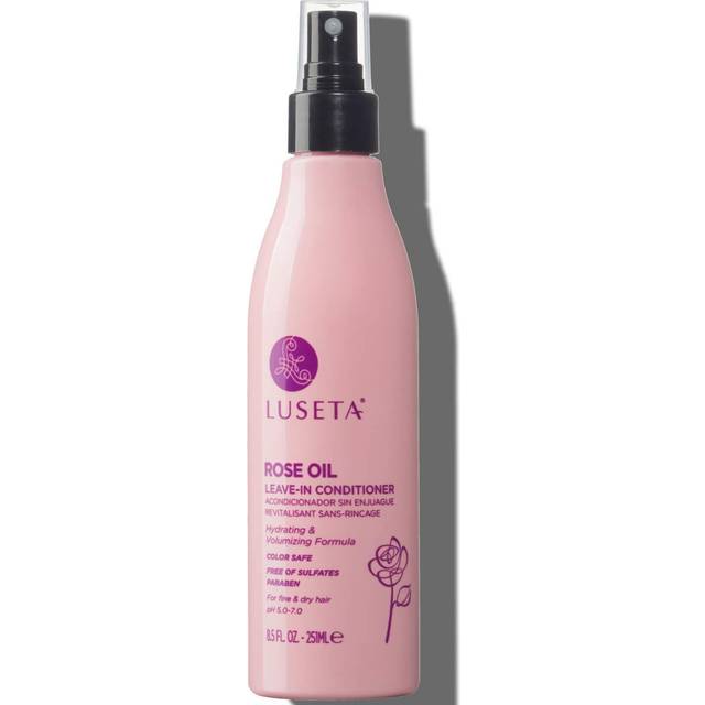 Luseta Rose Oil Leave in conditioner for Fine  Dry Hair Nourishing Moisture Volume Silicone-Free 85Fl Oz