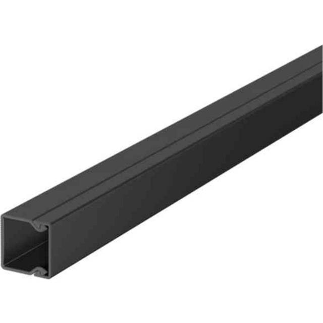 WDK15015SW (2 Meter) - Mini/Maxi trunking 15x15mm RAL9005 WDK15015SW