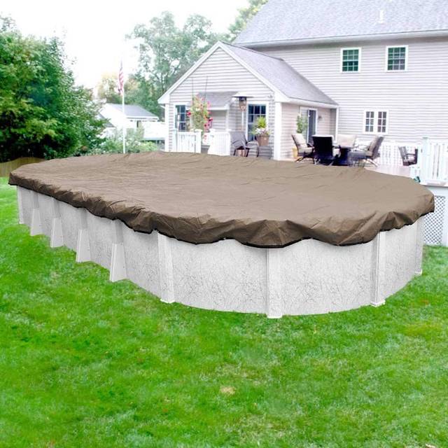 Robelle 6015304 Pool Cover for Winter  Superior  15 x 30 ft Above Ground Pools