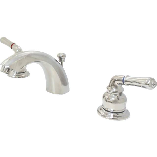 Kingston Brass KB956PN Magellan Mini-Widespread Bathroom Faucet  Polished Nickel  4.5 x 3.5 x 2.06