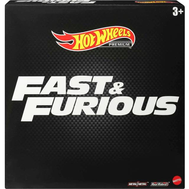 Hot Wheels Premium Cars Fast & Furious Premium Bundle  Gift for Fans & Collectors (HJC15)