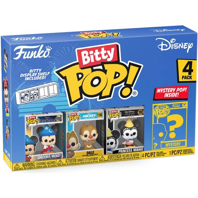 Single Disney Classics Bitty Pop Blue 4 Pack in Assorted styles
