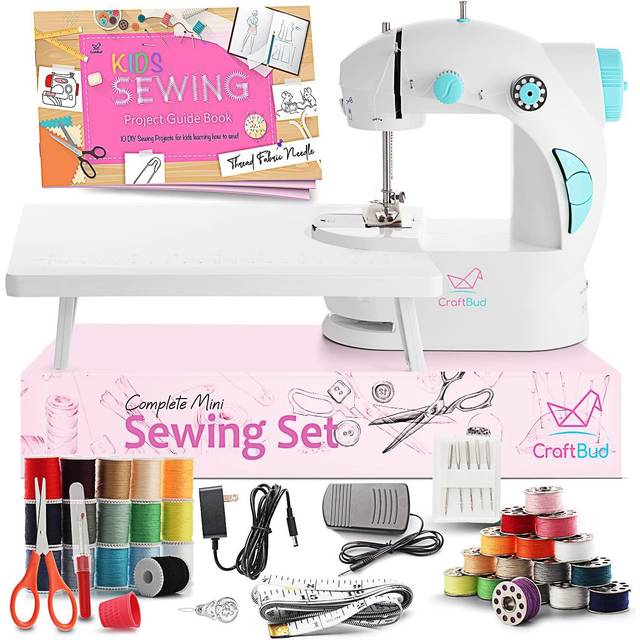 Mini Sewing Machine for Beginners Adult  48-Piece Portable Sewing Machine  Dual Speed Small Sewing Machine  Adults and Kids Sewing Machine  Travel Beg