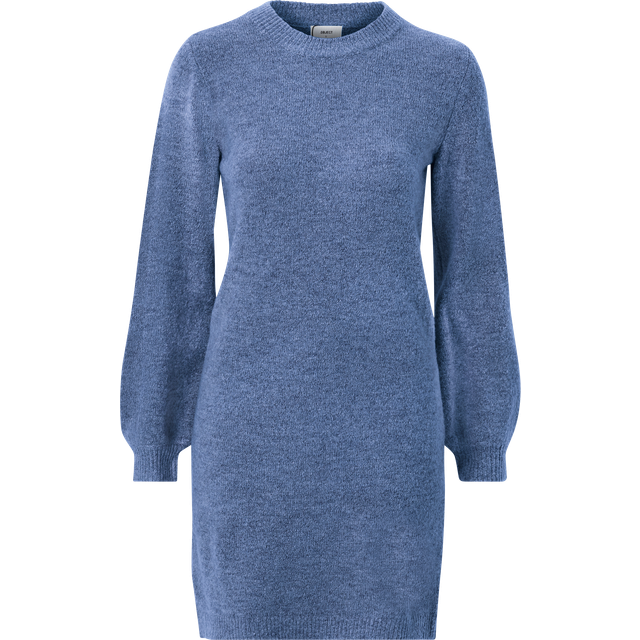 Balloon Sleeved Knitted Dress