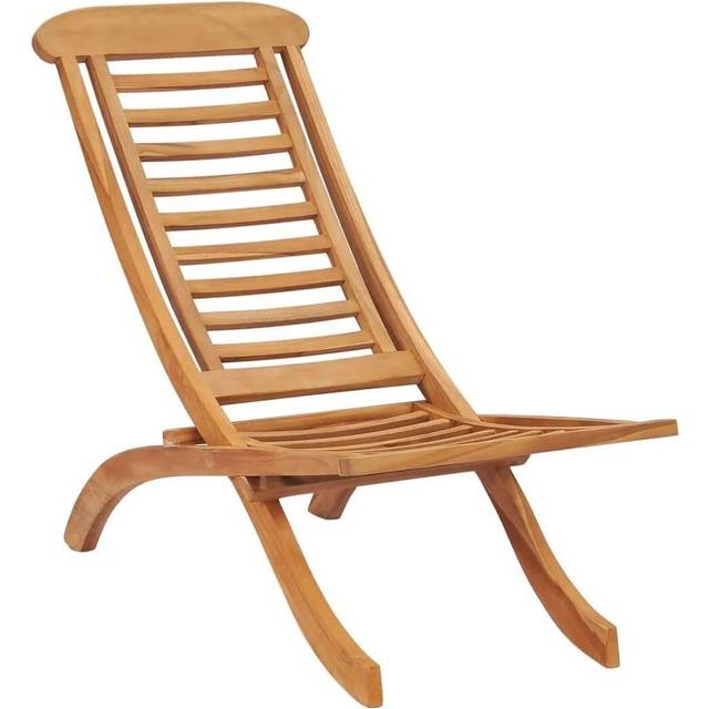 vidaXL Folding Garden Chair 50x90x69 cm Solid Wood Teak - Brown