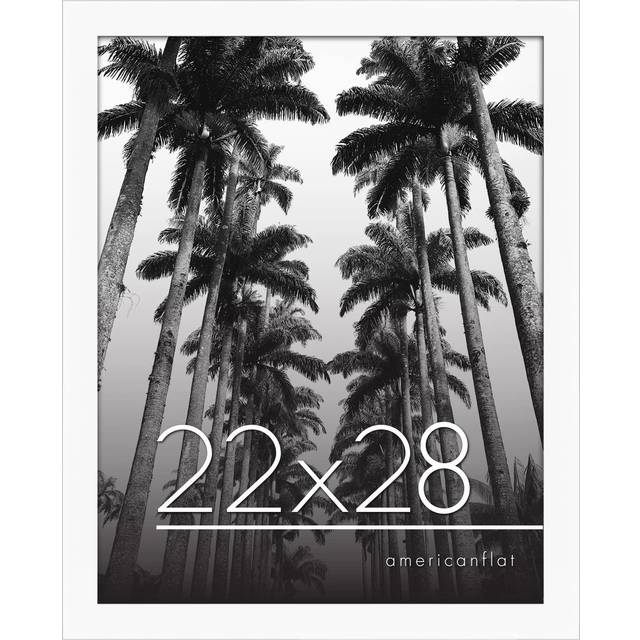 Americanflat 22x28 Poster Frame with Polished Plexiglass - Epic Collection - Gallery Wall Frames with Engineered Wood - Wide Photo Frame for Wall Disp