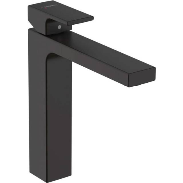 hansgrohe Vernis Shape Basin Mixer Tap 190 with pop-up waste set, matt black, 71562670