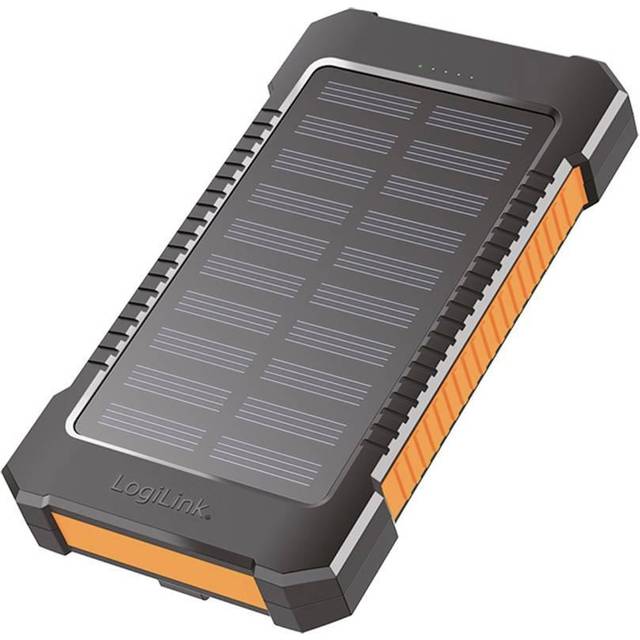 LogiLink: Solcells-Powerbank 6000mAh 2xUSB-A 10W