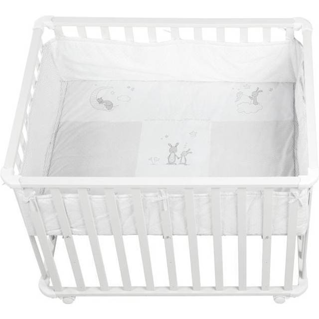 Roba Lekhage med Hjul, Fox & Bunny White
