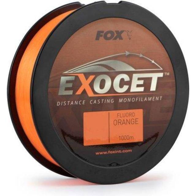 Fox vlasec exocet fluoro orange mono 1000 m - 0,30 mm 6,5 kg