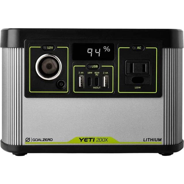 Goal Zero Yeti 200X Lithium Portable Power Station in Black