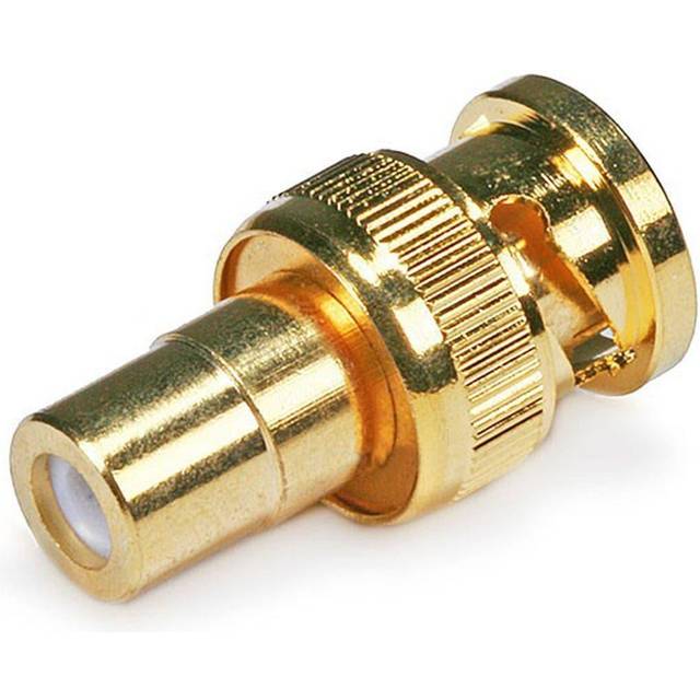 Monoprice BNC Male to RCA Female Adapter - Gold Plated