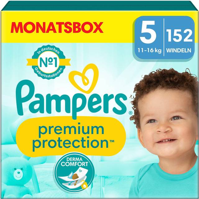 Pampers Premium Protection blöja Storlek 5 (11-16 kg) 152 st