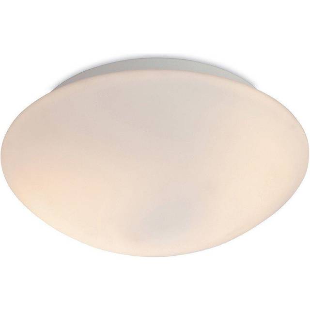 Firstlight Veneto Modern Style 2-Light Flush Ceiling Light in White and Opal Glass