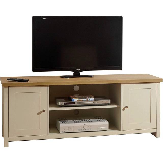 GFW Lancaster Large TV Cabinet - Cream, Cream