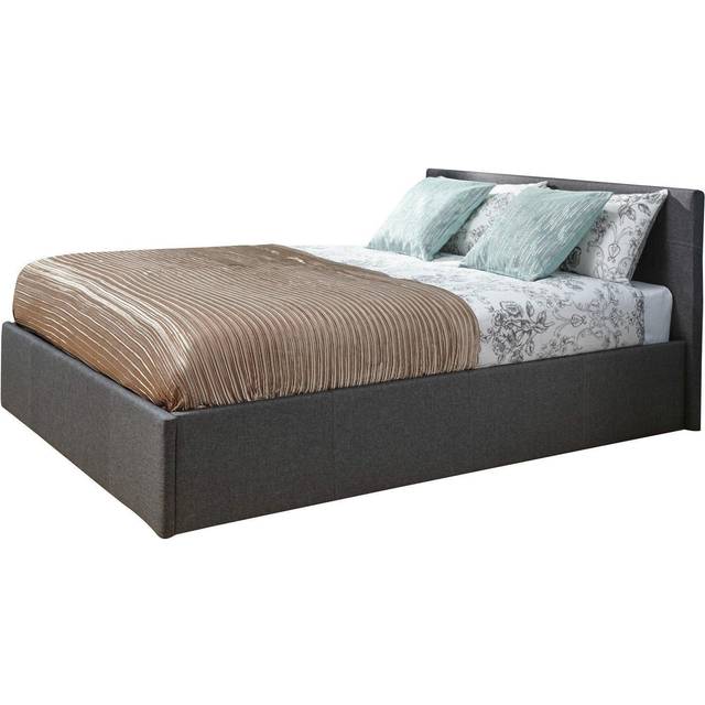GFW Small Double Grey End Lift Ottoman Bed