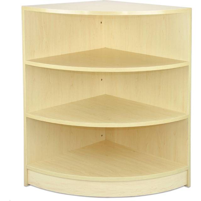 Maple Shop Shelving Corner Unit - Neutral