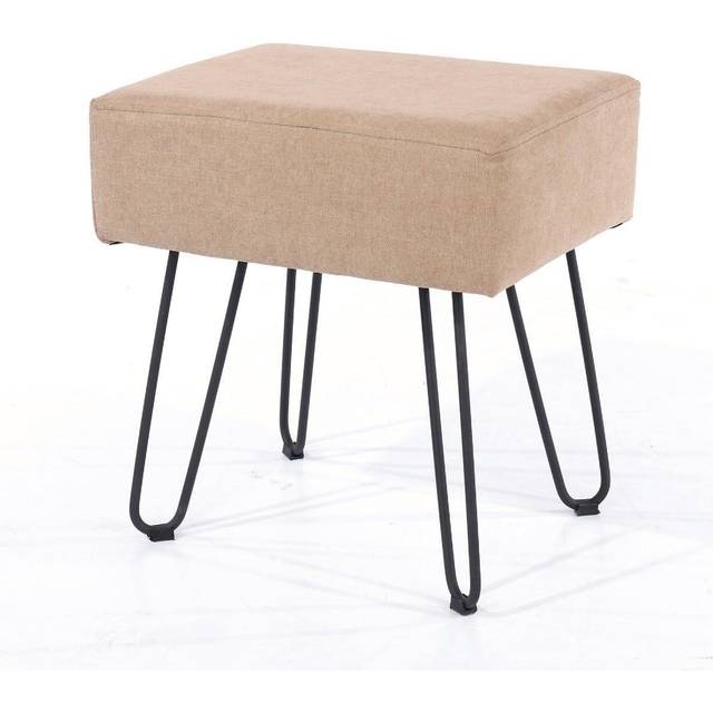 Aspen Occasional Rectangular Stool, Grey