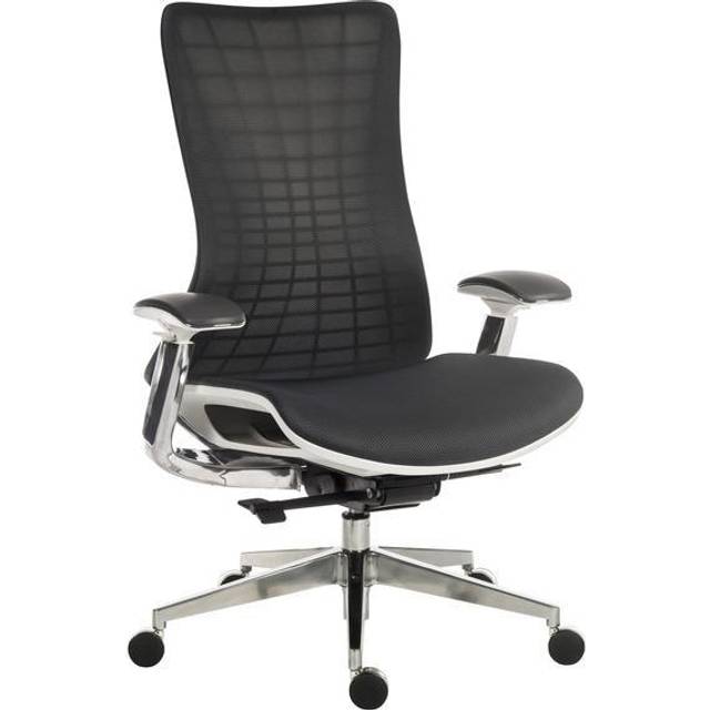 TEKNIK Quantum Mesh Executive Chair - White & Black
