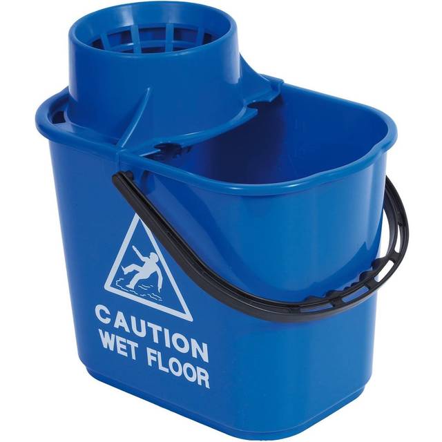 Robert Scott Mop Bucket with Wringer Plastic Blue 15L