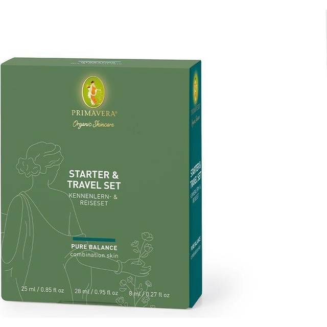 Primavera Pleje Ansigtspleje Gavesæt 2-in-1 Deep Cleansing Gel Toner Cream Fluid