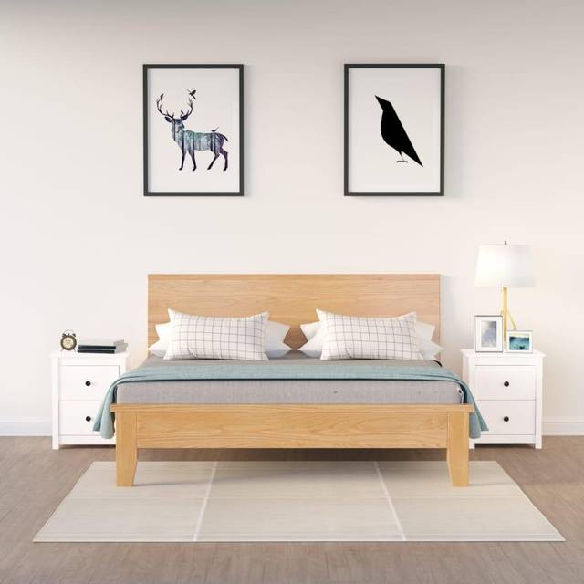 Vidaxl - Bedside Cabinets 2 pcs White 50x35x61.5 cm Solid Wood Pine