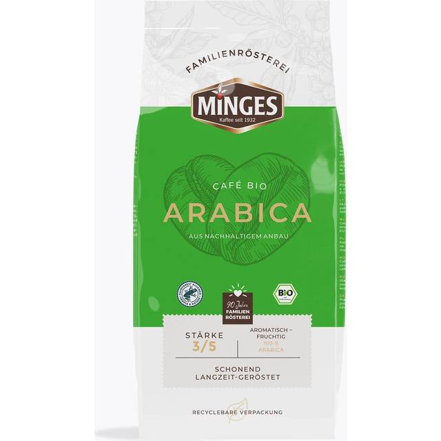 Organic coffee beans Minges Bio-Cafè Arabica (Bio-RFA), 1 kg