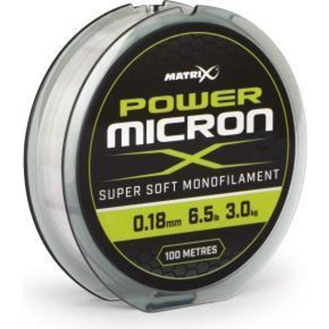 Matrix Power Micron X Monofilament 100m - 0.18mm - 6.5lb 100m - Clear