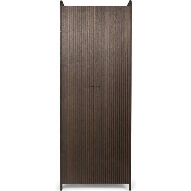 Ferm Living - Sill Cupboard - Skåp - Tall - Dark Stained Oak - W70 x H200 x D40 cm
