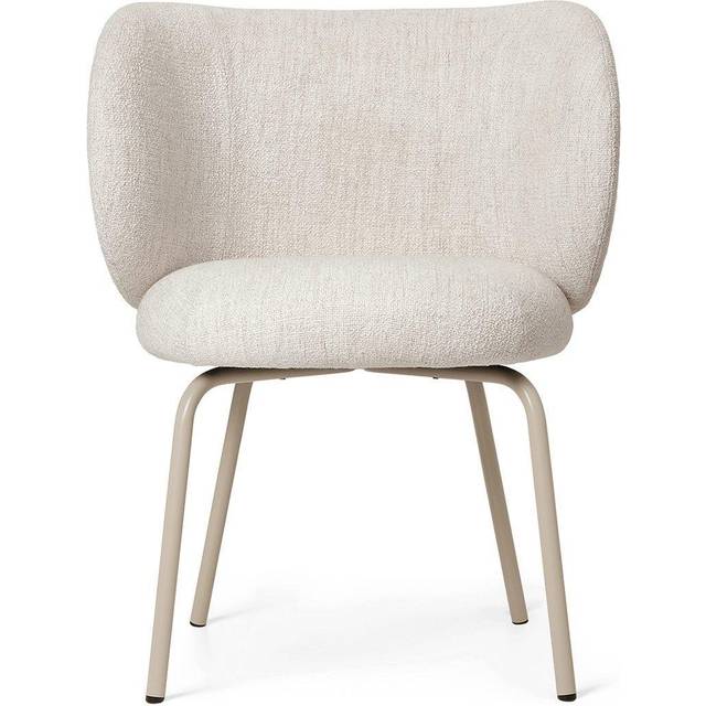 Ferm Living Rico dining chair bouclé Off-white-cashmere