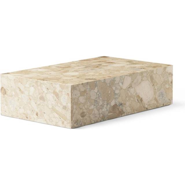 Audo Copenhagen Plinth Low Soffbord 100x60 Cm Kunis Breccia - Soffbord Marmor Kunis Breccia - 71009-002257