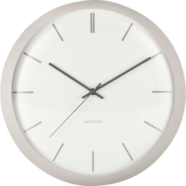Karlsson Wall Clock Nirvana Globe - Warm Grey