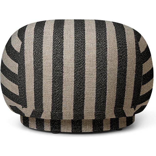 Ferm Living Rico Puf Louisiana Sand/Sort
