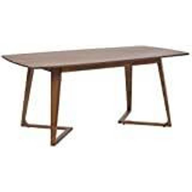 Dining Table HUXTER Dark Walnut 180 cm 90 cm