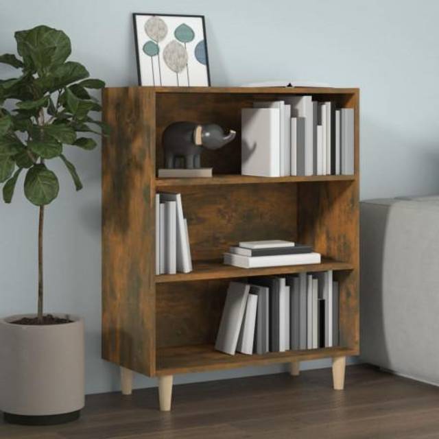 vidaXL Sideboard Smoked Oak 69.5x32.5x90 cm Engineered Wood - Brown