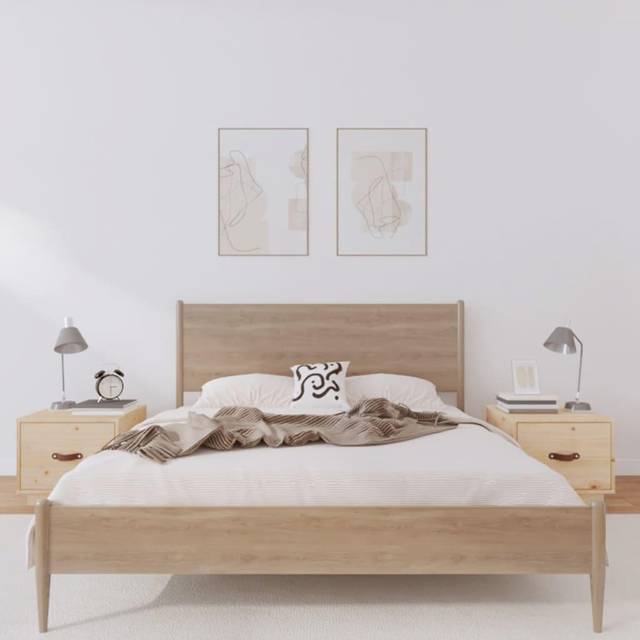 Vidaxl - Bedside Cabinets 2 pcs 40x34x35 cm Solid Wood Pine