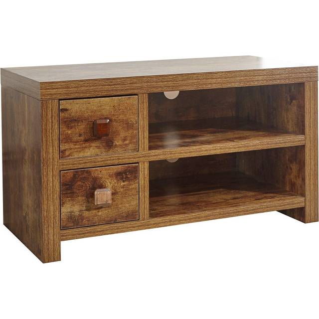 GFW Jakarta 2 Drawer TV Unit - Mango, Brown