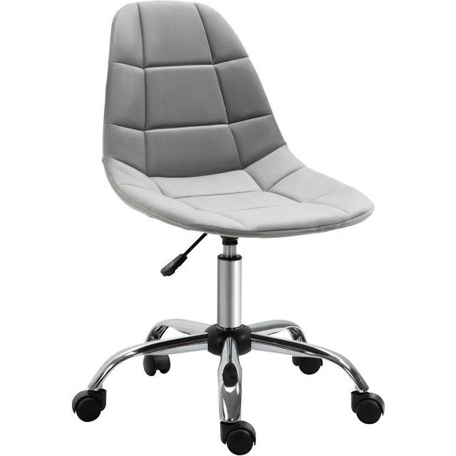 Vinsetto Ergonomic Office Chair with Adjustable Height and Wheels Velvet Executive Chair