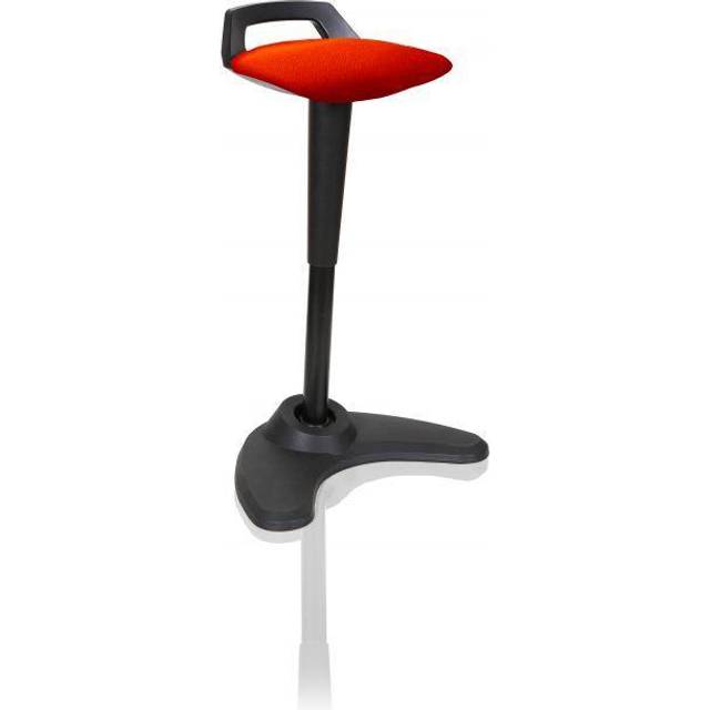 Spry Stool Black Frame Bespoke Colour Seat Pimento - - KCUP1205