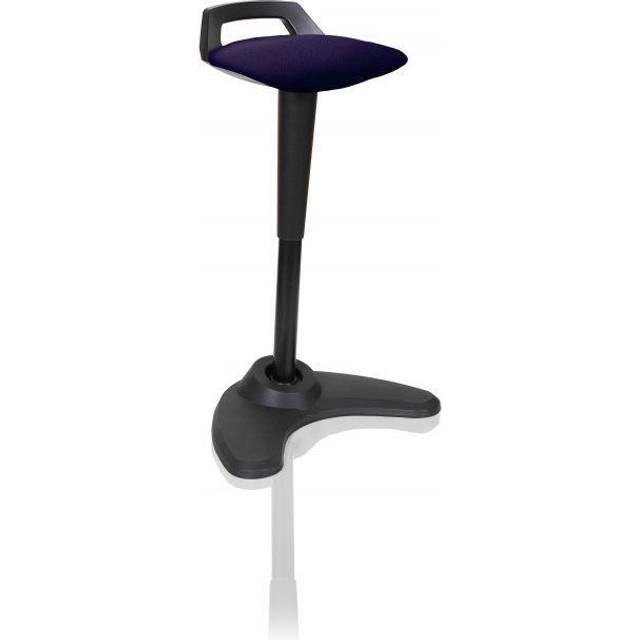 Spry Stool Black Frame Bespoke Colour Seat Purple - - KCUP1206