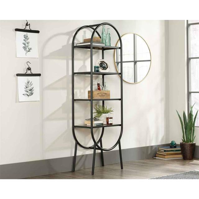 Teknik Boulevard Cafe Oval Bookcase / Display Unit, Black