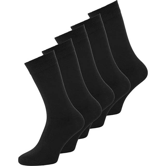 Socks Jack & Jones Basic Bamboo (Lot de 5) - Noir
